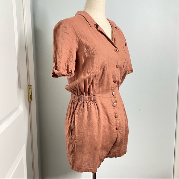 Urban Outfitters Linen Blend Romper size S - Picture 6 of 11
